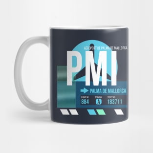 Palma de Mallorca (PMI) Airport // Sunset Baggage Tag Mug